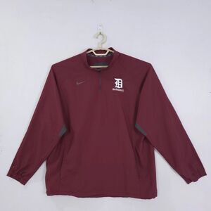 Nike Boston MLB Windbreaker Team Shield Hot Corner Jacket 578555 Burgundy Men XL